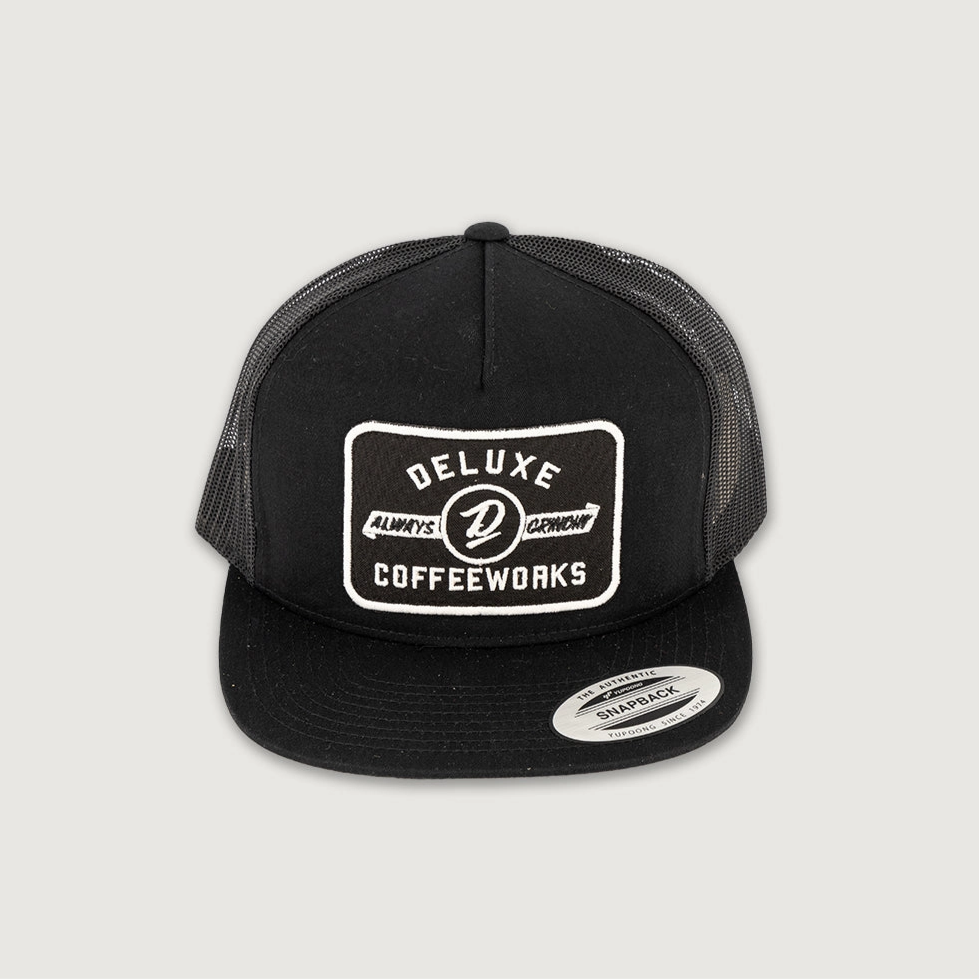 Classic Black Trucker (Always Grindin' Patch)