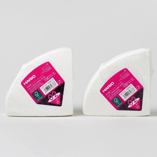 HARIO PAPER FILTER WHITE FOR 02 DRIPPER (100)